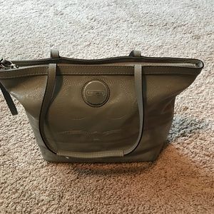 Gray / Silver Coach purse.